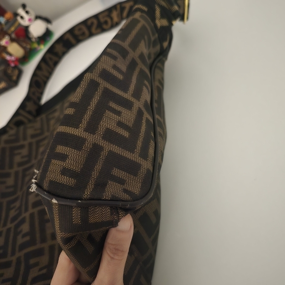 Fendi Zucca Monogram Messenger Laptop Bag - Picture 2 of 16